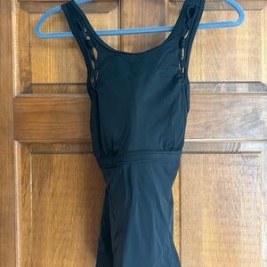 Athleta Black One Piece Swimsuit